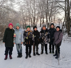 Сегодня пятиклассники совершили большую прогулку по окрестностям села и по Цивилю.