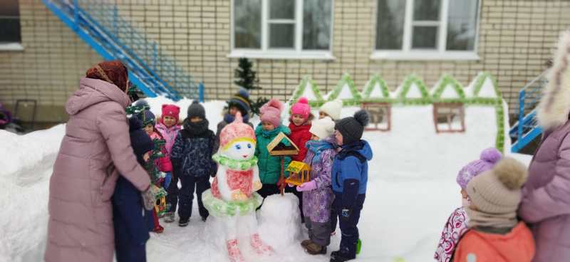 Снежный городок "Эколята"