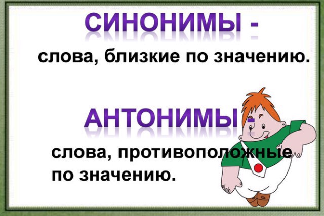 Презентация синонимы антонимы 2 класс школа россии