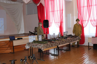 Выставка макетов оружия