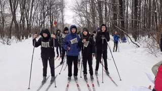 Учащиеся школы приняли участие в первенстве города по лыжным гонкам