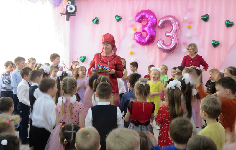 Детский сад отмечает 33 свой День рождения