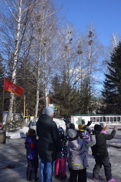 Экскурсия к грачевнику.