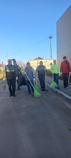 Сотрудники ФСК "Присурье" провели субботник!