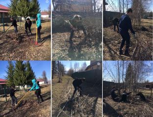 Учащиеся и работники МБОУ «Советская СОШ» приняли активное участие в экологическом субботнике