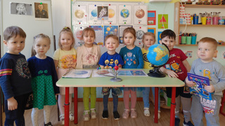 В детском саду прошли мероприятия, посвященные ко Дню космонавтики.