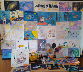 В День космонавтики в гимназии состоялись мероприятия различного формата.