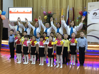 Выступление воспитанников и  педагогов детского сада  на чествовании лучших педагогов Янтиковского  муниципального округа