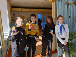 Учащиеся нашей школы приняли участие в  образовательном воскресенье, посвященном Дню космонавтики