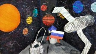 "Звёздочки" подготовили выставку ко Дню космонавтики
