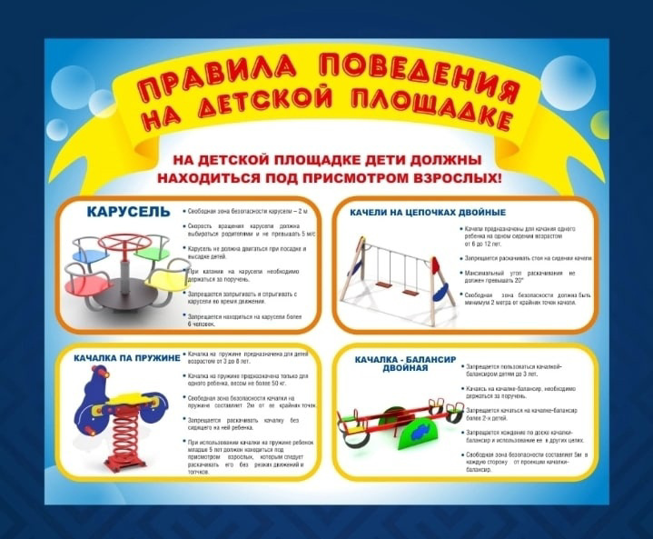 Правила поведения в детской игровой комнате