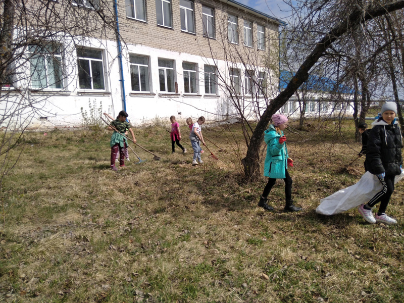 Экологический субботник в школе