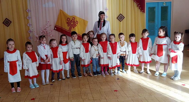 В детском саду прошли мероприятия ко Дню чувашского языка.