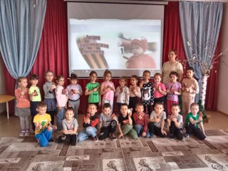 Воспитанники детского сада присоединились к акции "Георгиевская ленточка".