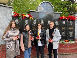 6 мая гимназисты приняли участие в акции «Огонь Памяти»