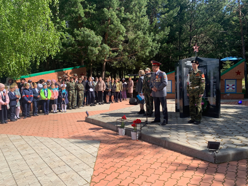 Митинг, посвященный 78-ой годовщине победы в Великой Отечественной войне