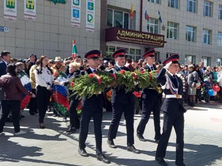 Кадеты МБОУ «Комсомольская СОШ №2» приняли участие в торжественном митинге