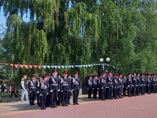 Кадеты МБОУ «Комсомольская СОШ №2» приняли участие в торжественном митинге