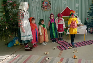Чувашский зимний обрядовый праздник в дошкольной группе
