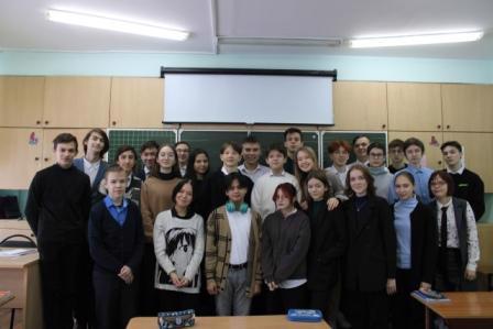 В рамках профориентации состоялась встреча со студентом Томского государственного университета