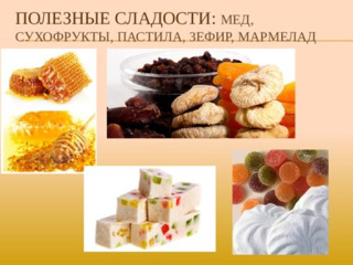 Здоровое питание. Полезные сладости вместо конфет