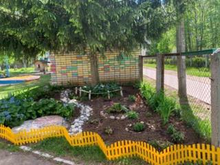 Ландшафтный дизайн на территории детского сада «Поляночка»