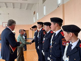 Лучшим кадетам  МБОУ «Комсомольской СОШ №2» присвоили воинские звания