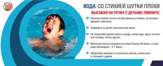 Безопасность жизни детей на водоемах