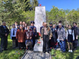 Митинг, посвященный 78-летию Великой Победы советского народа над фашизмом.