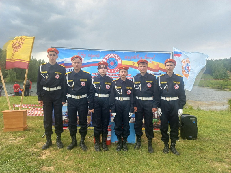 На Вурманкасинской плотине прошло Межрегиональное соревнование  по спасательному многоборью среди обучающихся  «Ильинская волна – 2023»