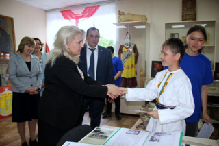 Алла Салаева посетила Моргаушский муниципальный округ