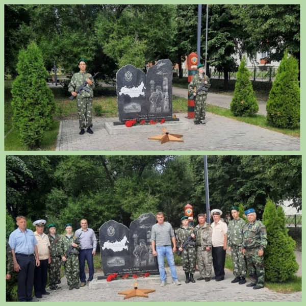 Юнармейцы школы приняли участие в городских мероприятиях, посвященных Дню памяти и скорби