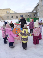 День рождения снеговика.