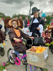 Воспитанники детского сада приняли участие в Параде велосипедистов.