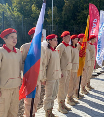 Открытие площадки для пляжного волейбола на певческом поле