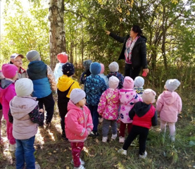 Мы по саду погуляли, за природой наблюдали