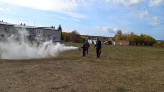 В МБОУ «Карабай _ Шемуршинская СОШ» прошла учебная тренировка по эвакуации из здания на случай пожара