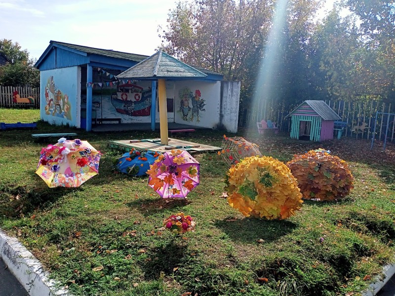 Креативная выставка ,,Мой осенний зонтик,, 🌂