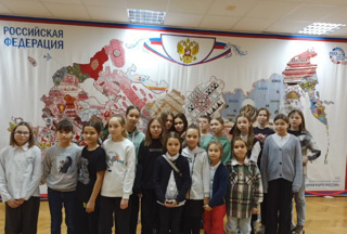 Хореографический коллектив "Сияние" 24 января посетил Национальный музей г.Чебоксары.