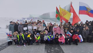 Учащиеся Синекинчерской   и Шихабыловской  основных школ участники  памятного  митинга