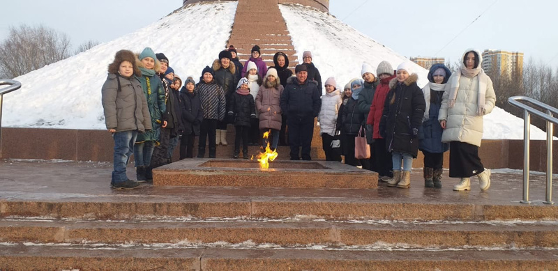 В рамках месячника оборонно- массовой и спортивной работы учащиеся 5 и 6 классов побывали на экскурсии в г. Чебоксары