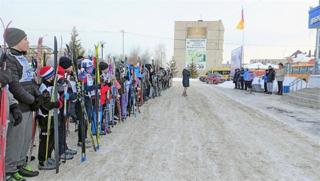 Лыжные гонки в зачет Спартакиады школьников.