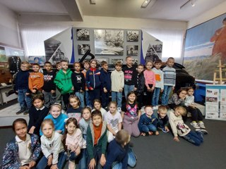 Сегодня ученики 2 "Б" класса посетили Музей космонавтики в селе Шоршелы.