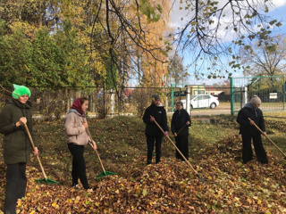 Продолжается осенний месячник благоустройства