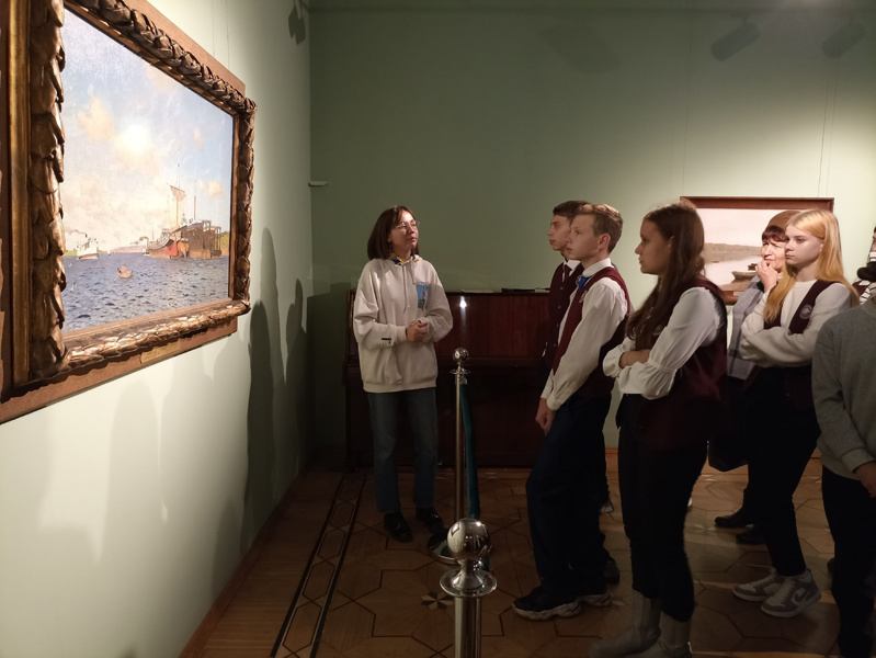 Побывали на выставке картин из собрания Государственной Третьяковской галереи «Три шедевра Левитана»