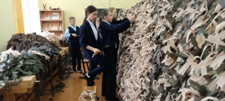 В Чебоксарском муниципальном округе появился ещё один пункт плетения маскировочных сетей.