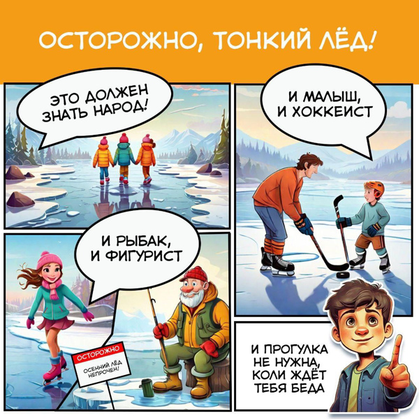 Осторожно, тонки лед!