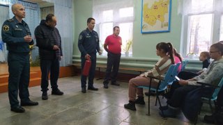 Провели занятие по пожарной безопасности