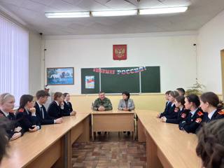 Встреча с военным комиссаром по Комсомольскому и Яльчикскому районам Чувашской Республики Даниловым С.Ю