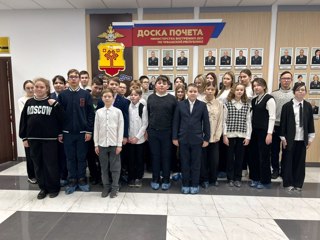 22 ноября ученики 7 "А" класса посетили Музей МВД г. Чебоксары.